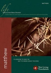 Cover of: Matthew Life Application Bible Studies
