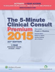 Cover of: The 5minute Clinical Consult Premium 2015 by 