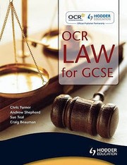 Cover of: Ocr Law For Gcse