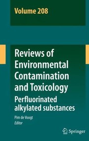 Cover of: Perfluorinated Alkylated Substances