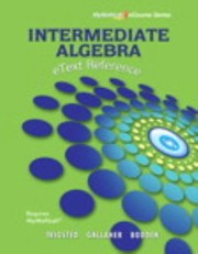 Cover of: Intermediate Algebra Etext Reference