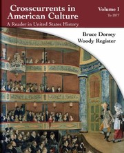 Cover of: Crosscurrents In American Culture by 