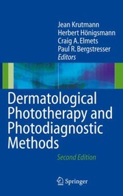 Cover of: Dermatological Phototherapy And Photodiagnostic Methods by 