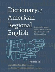 Cover of: Dictionary Of American Regional English