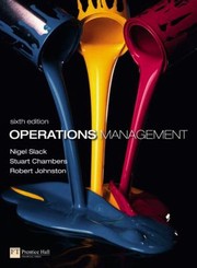 Cover of: Operations Management And Myomlab