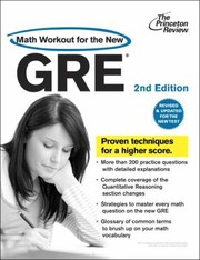 Cover of: Math Workout For The New Gre Revised And Updated For The New Gre