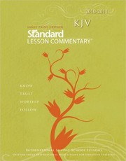 Cover of: NIV Standard Lesson Commentary Large Print 20102011
            
                Standard Lesson Commentary NIV Large Print