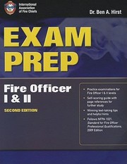 Exam Prep Fire Officer I Ii by Ben A. Hirst