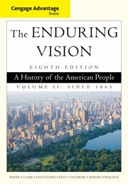 Cover of: The Enduring Vision A History Of The American People