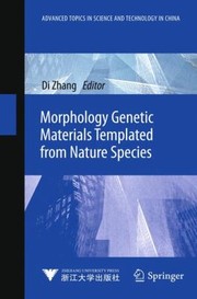 Cover of: Morphology Genetic Materials Templated From Nature Species