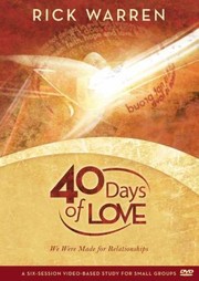 Cover of: 40 Days Of Love We Were Made For Relationships