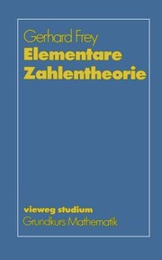Cover of: Elementare Zahlentheorie
            
                Vieweg Studium Grundkurs Mathematik by 