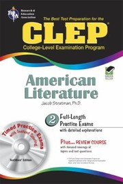 Cover of: The Best Test Preparation For The Clep American Literature by 