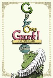 Cover of: G Is for One Gzonk! by Tony DiTerlizzi