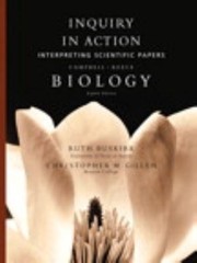 Cover of: Inquiry In Action Interpreting Papers For Campbellreece Biology Eighth Edition by 
