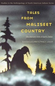 Cover of: Tales From Maliseet Country The Maliseet Texts Of Karl V Teeter