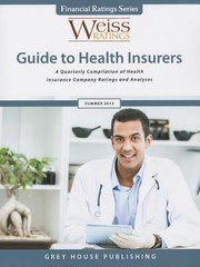 Cover of: Weiss Ratings Guide To Health Insurers Summer 2013