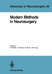 Cover of: Modern Methods In Neurosurgery Mnster May 36 1987