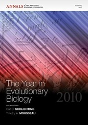 Cover of: The Year In Evolutionary Biology 2010