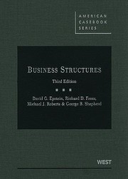 Cover of: Business Structures