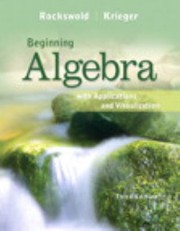 Cover of: Beginning Algebra With Applications And Visualization Mymathlab