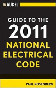 Cover of: Guide To The 2011 National Electrical Code