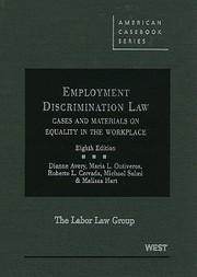 Cover of: Employment Discrimination Law Cases And Materials On Equality In The Workplace