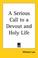 Cover of: A Serious Call to a Devout and Holy Life