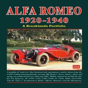 Cover of: Alfa Romeo 19201940
