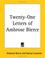 Cover of: Twenty-one Letters Of Ambrose Bierce