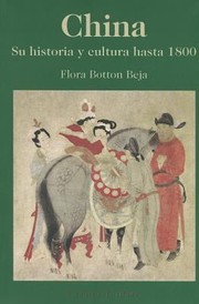 Cover of: China Su Historia Y Cultura Hasta 1800 by 