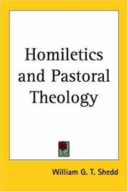 Cover of: Homiletics And Pastoral Theology