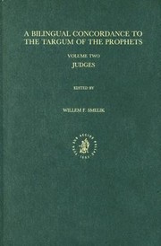 Cover of: A Bilingual Concordance To The Targum Of The Prophets