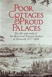 Cover of: Poor Cottages Proud Palaces The Life And Work Of The Reverend Thomas Sockett Of Petworth 17771859