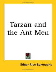 Tarzan and the ant men by Edgar Rice Burroughs