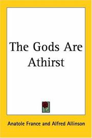 Cover of: The Gods Are Athirst by Anatole France