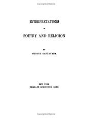 Interpretations of poetry and religion