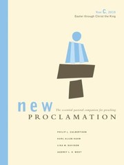 Cover of: New Proclamation