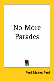 Cover of: No More Parades by Ford Madox Ford