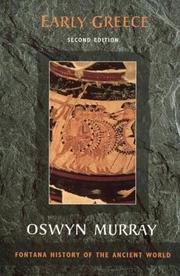 Cover of: Early Greece (Fontana History of the Ancient World) by Oswyn Murray