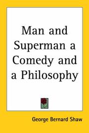 Cover of: Man and Superman by George Bernard Shaw