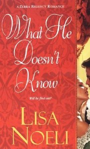 Cover of: What He Doesn't Know by 