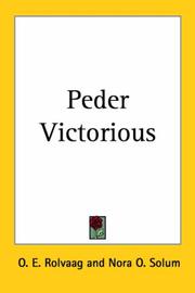 Cover of: Peder Victorious