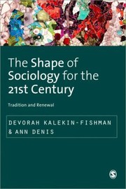 Cover of: The Shape of Sociology for the 21st Century
            
                Sage Studies in International Sociology Unnumbered