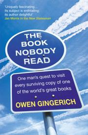 Cover of: The Book Nobody Read by Owen Gingerich