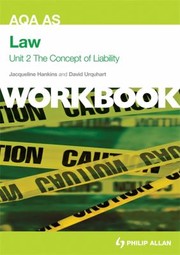 Cover of: Aqa As Law Criminal Liability And Tort