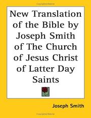 Cover of: New Translation of the Bible by Joseph Smith of The Church of Jesus Christ of Latter Day Saints