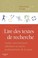 Cover of: Lire Des Textes De Recherche Guide Convivial Pour Infirmiers Et Autres Professionnels De La Sant