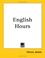 Cover of: English Hours