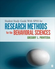 Cover of: Student Study Guide With Ibm Spss Workbook For Research Methods For The Behavioral Sciences